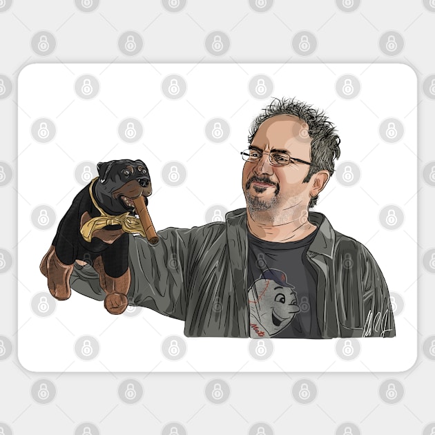 Triumph the Insult Hand Puppet of Robert Smigel Magnet by 51Deesigns